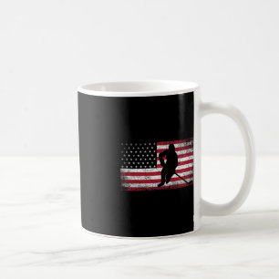Hockey American Flagga 4:e juli Patriotic USA Papp Kaffemugg
