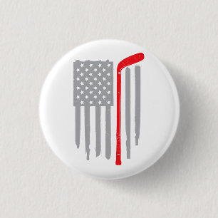 Hockey American flagga Knapp