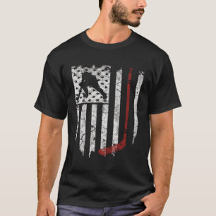 Hockey American USA flagga S T Shirt