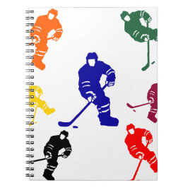 HOCKEY ANTECKNINGSBOK MED SPIRAL