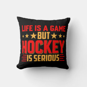 Hockey är allvarlig kudde
