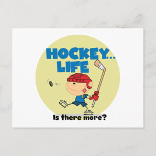 Hockey är där Fler T-shirts och presenter Vykort