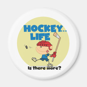 Hockey är där mer T-tröja och gåvor Magnet