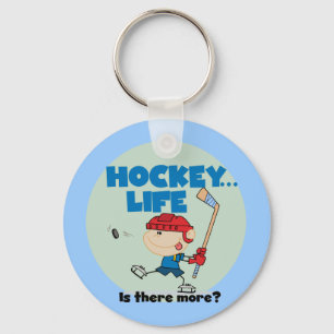 Hockey är där mer T-tröja och gåvor Nyckelring
