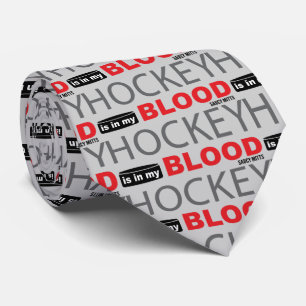 Hockey är i mitt blod slips