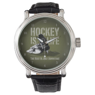 Hockey är Life Armbandsur
