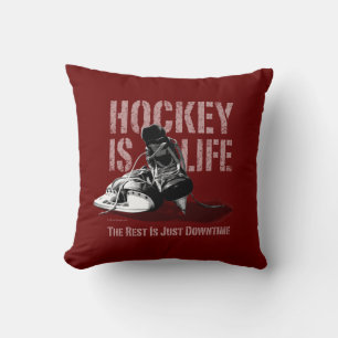 Hockey är Life Kudde