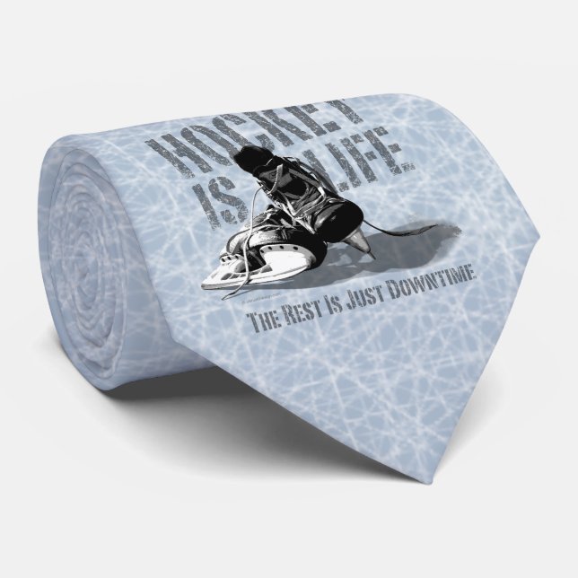 Hockey är Life Tie Slips (Rullad)