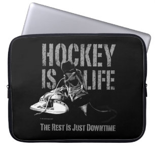 Hockey är liv laptop fodral