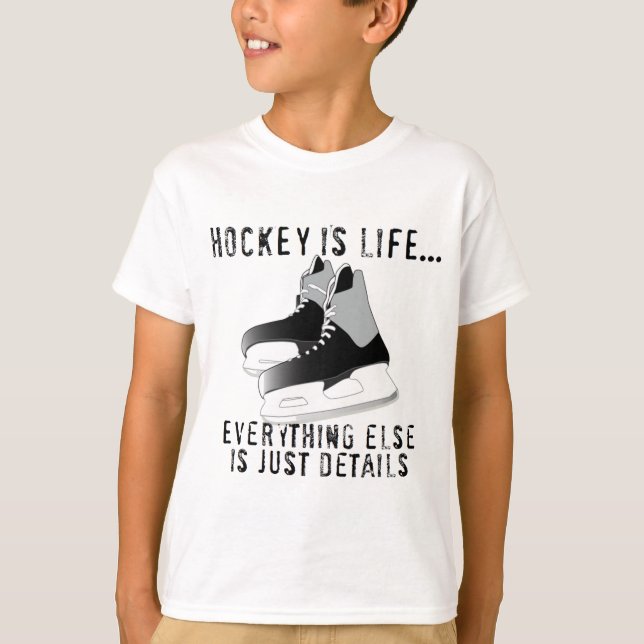 Hockey är liv tee (Framsida)