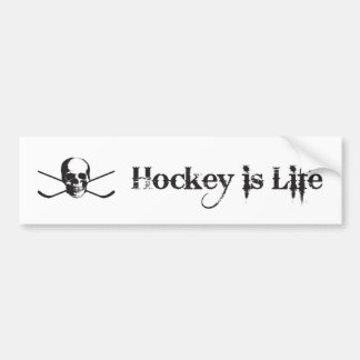 Hockey är livet bildekal