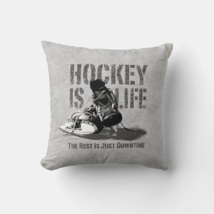 Hockey är livet Kuddcover Kudde