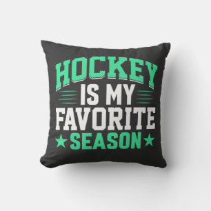 Hockey är min favoritsäsong kudde