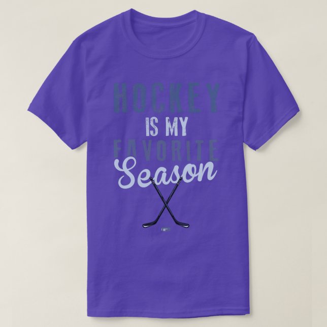 Hockey är min favoritsäsong t shirt (Design framsida)