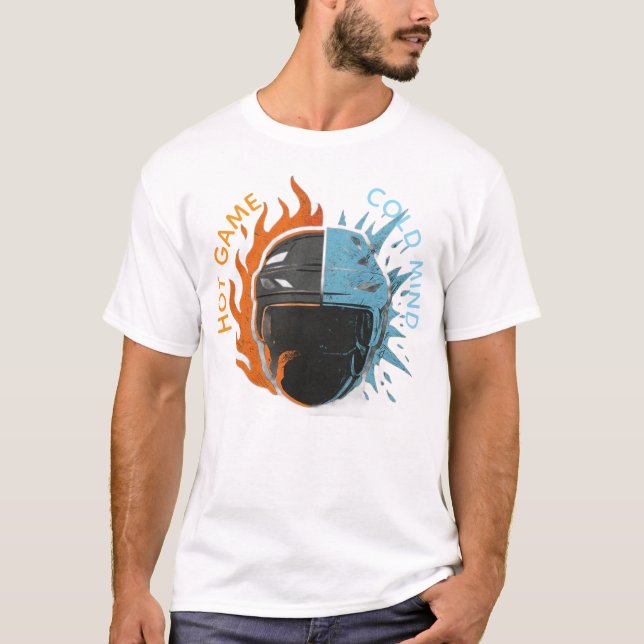 Hockey Art  T Shirt (Framsida)