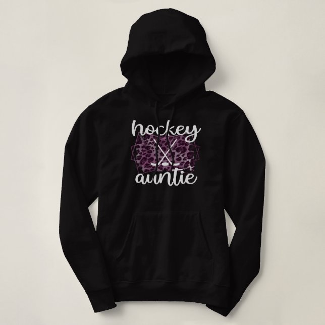 Hockey Aunt Ice Hockey Auntie Of A Hockey Player C T Shirt (Design framsida)