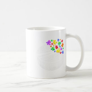 Hockey Autism Puzzle Manar Women Kids Autism Aware Kaffemugg