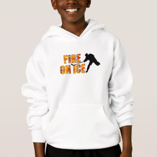 Hockey avfyrar på is t shirt