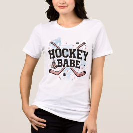 Hockey Babe - Skönhet möter brutalitet T Shirt