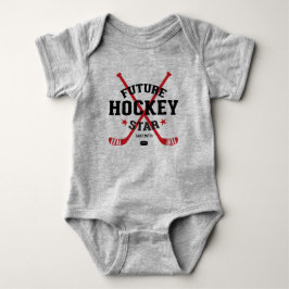 Hockey Baby Bodykostdräkt Future Hockey Star Red S Tee Shirt