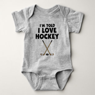 Hockey Baby I Kärlek Hockey T Shirt