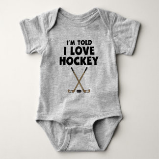 Hockey Baby I Kärlek Hockey T Shirt