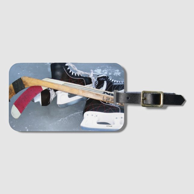 Hockey Bagagebricka (Framsida horisontal)