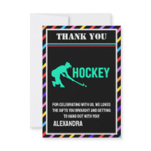 Hockey Birthday Party, Hockey Girl Player 