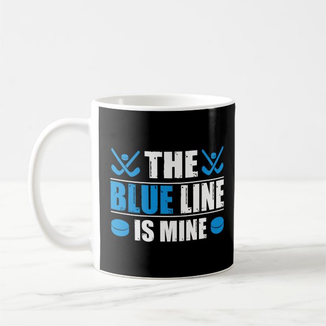 Hockey Blue Line Kaffemugg (Vänster)