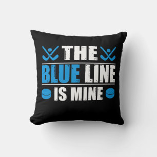 Hockey Blue Line Kudde