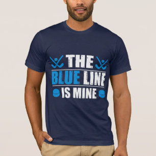 Hockey Blue Line T Shirt