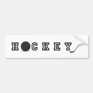 Hockey Bumper Sticker Bildekal