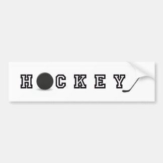 Hockey Bumper Sticker Bildekal