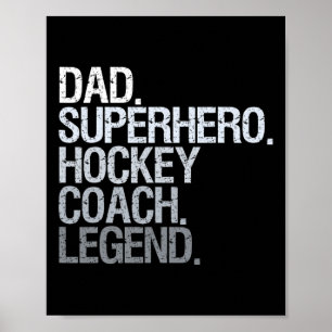 Hockey bus Ice Hockey Player Gift 1 Poster
