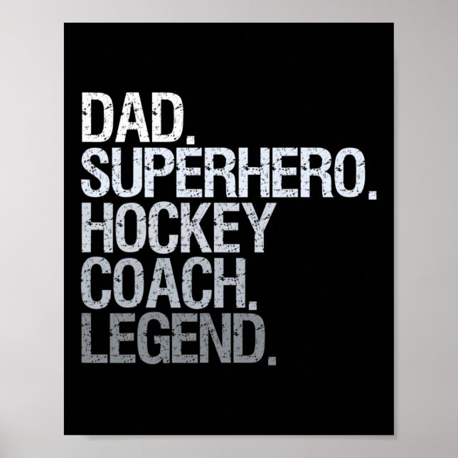 Hockey bus Ice Hockey Player Gift 1 Poster (Framsidan)