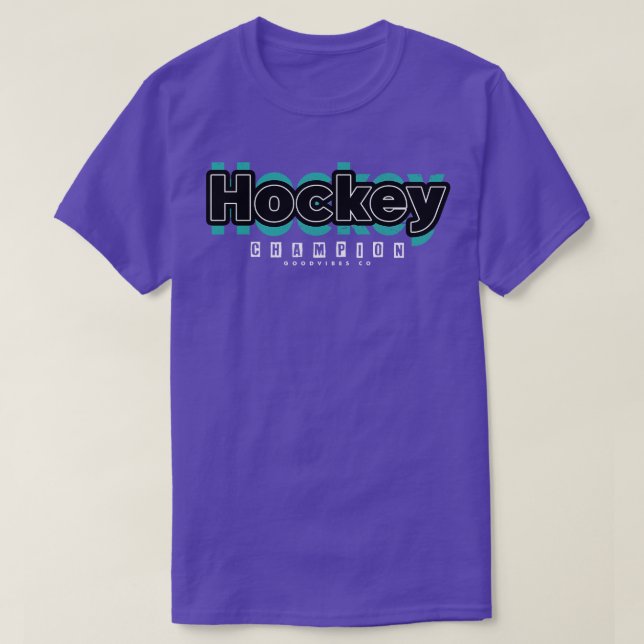 Hockey Champ T Shirt (Design framsida)