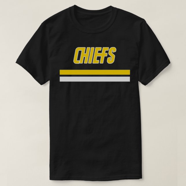 Hockey Charlestown Chiefs Slap Shot T Shirt (Design framsida)