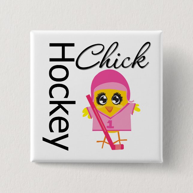 Hockey Chick Knapp (Framsida)