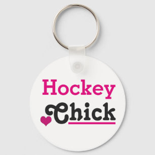 Hockey Chick Nyckelring