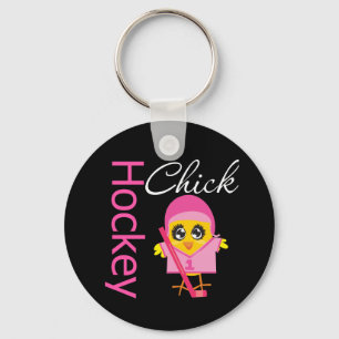 Hockey Chick Nyckelring
