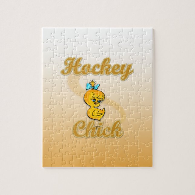 Hockey Chick Pussel (Vertikal)