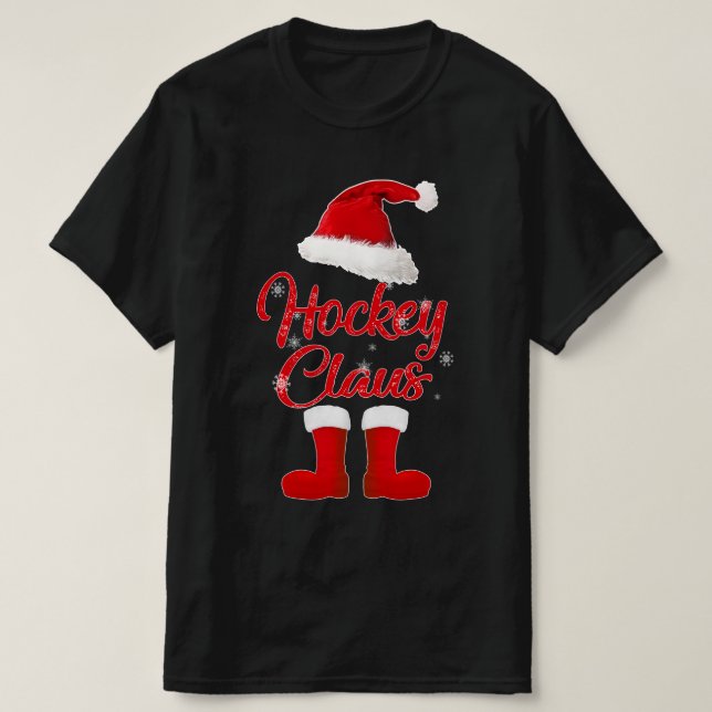 hockey claus t shirt (Design framsida)