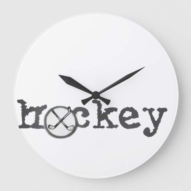 Hockey Clock Stor Klocka (Framsida)