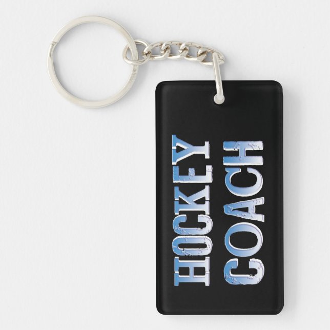 Hockey Coach Rough Blue Text (Framsidan)