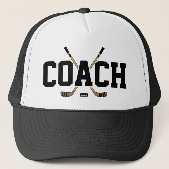 Hockey Coach Sticks and Puck Keps (Framsida)