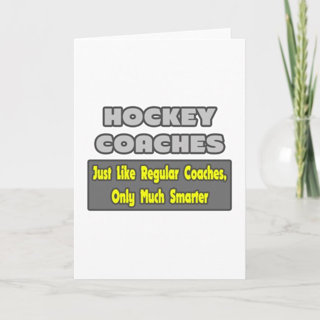 Hockey Coacher ...Smarter Kort (Framsida)