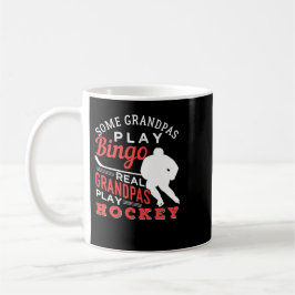 Hockey Cool Hockey Playing Grandpa 367 player Kaffemugg