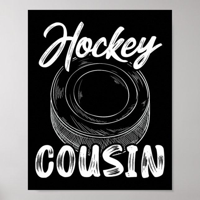 Hockey Cousin Manar Ice Hockey Player Goalie Famil Poster (Framsidan)