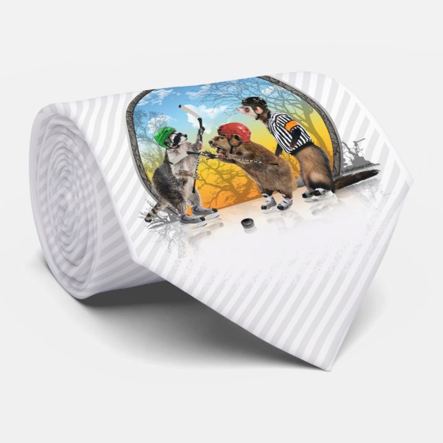 Hockey Critter Classic tie Slips (Rullad)