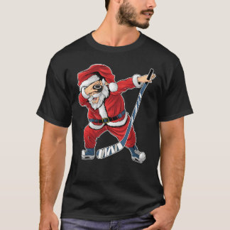 Hockey Dabbing Jultomten jul T Shirt